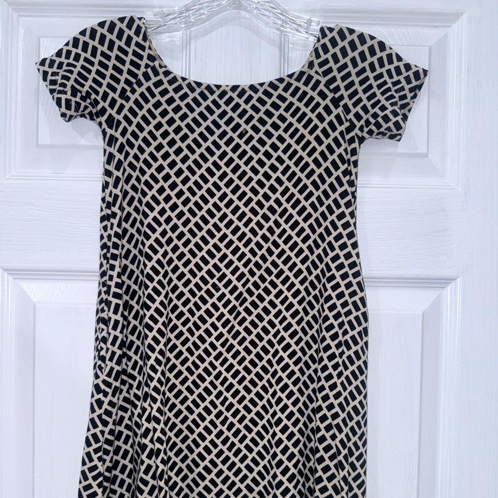 Fighting Eel Ava Sky girls geo print dress sz 6